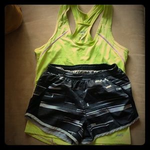 Avia tank top and Nike shorts